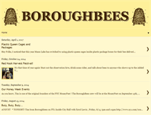 Tablet Screenshot of boroughbees.com
